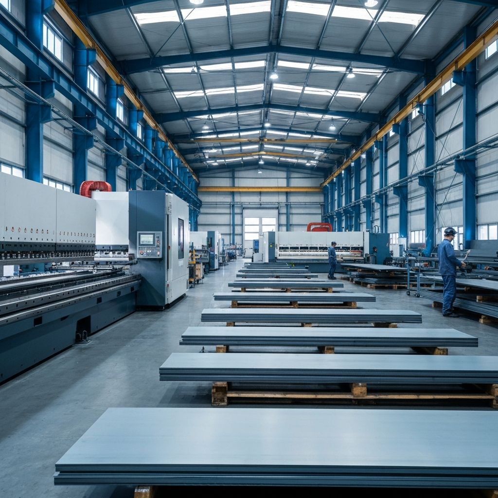 Interior da fábrica Suprametal